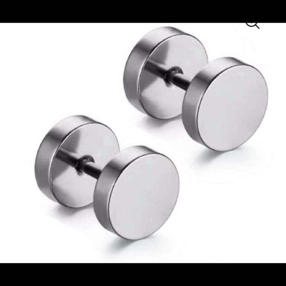 Silver men/women Earrings Bijou Brigitte